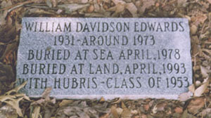 Bill Edward's grave