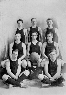 Basketball team 1907-8