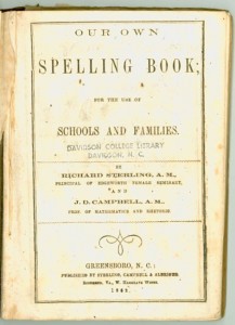 Our Own Spelling Book title page, "Our Own Spelling Book"