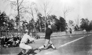 Baseball snapshot from scrapbook of William Buchanan, class of 1923