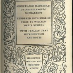 Sonnets and Madrigals 1900 - Title page