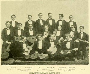 Glee Club in 1897 - incorporating the Guitar and Mandolin club