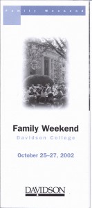 Brochure to 2002 weekend