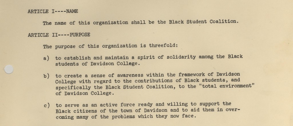BSC Statement of Purpose 1967