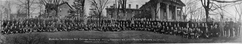Davidson student body in 1917
