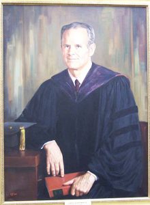 D. Grier Martin portrait with his cap and gown on